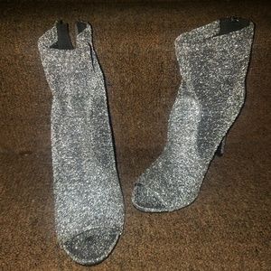 Guess Silver Booties